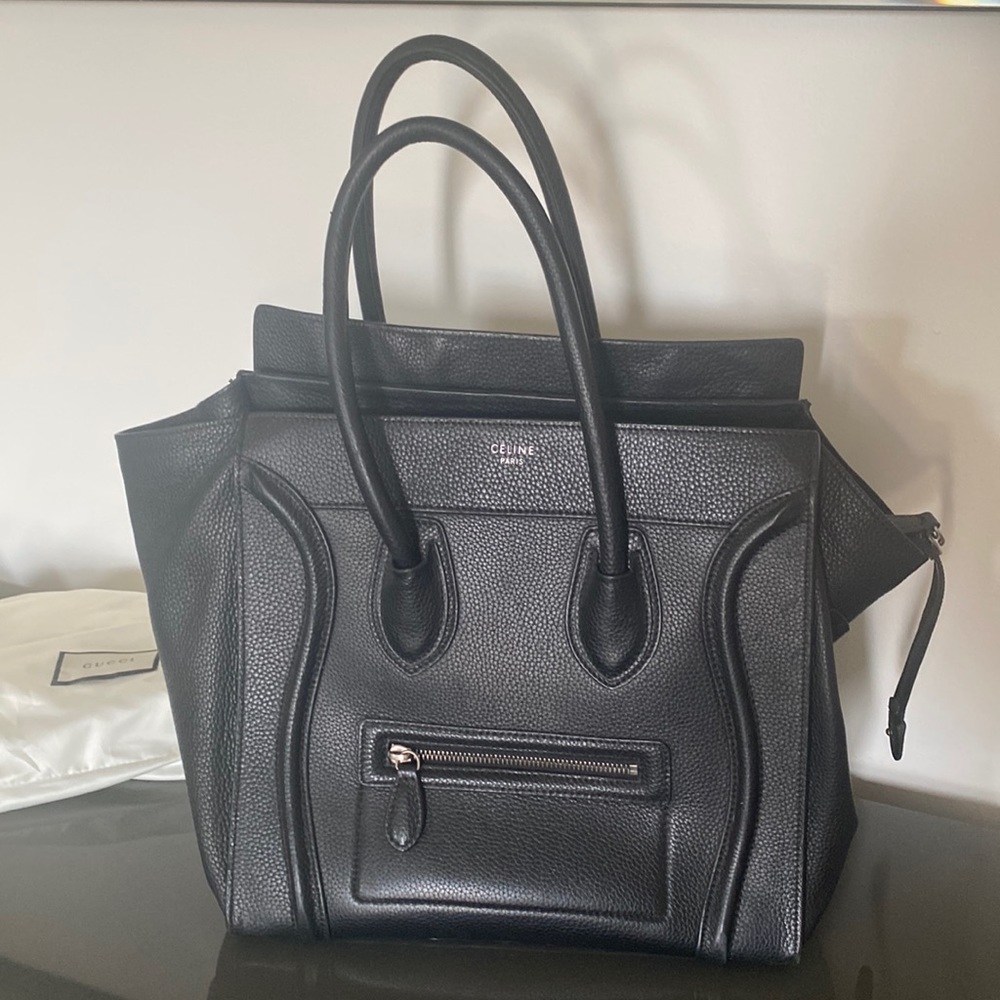 Authentic Celine Micro Luggage Handbag - image 1
